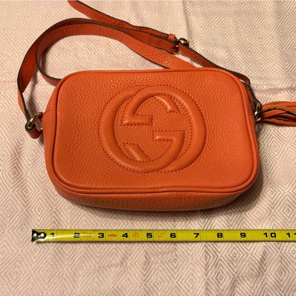 G Coral Leather Crossbody Bag - Picture 4 of 7
